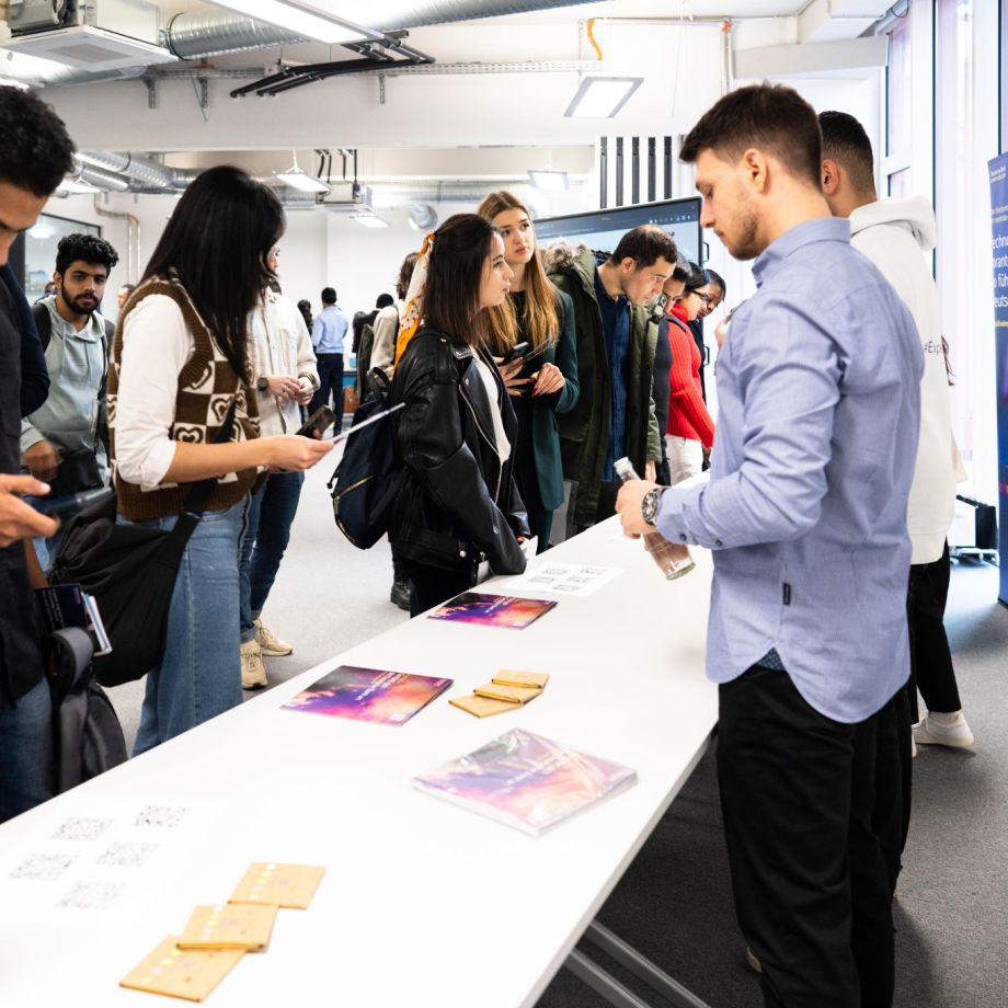 a group of young people get informed about something by others